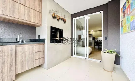 Apartamento à venda em londrina, gleba fazenda palhano, com 2 suítes, com 82.3 m², torreville