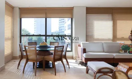 Apartamento para locação em londrina, gleba palhano, com 4 suítes, com 445 m², torre de málaga