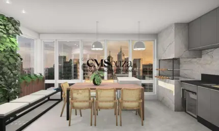 Apartamento para alugar em londrina, gleba palhano, com 3 suítes, com 142 m², the edge