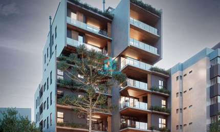 Apartamento com 2 quartos à venda na Rua São Pio X, 87, Juvevê, Curitiba, 55 m2 por R$ 736.426