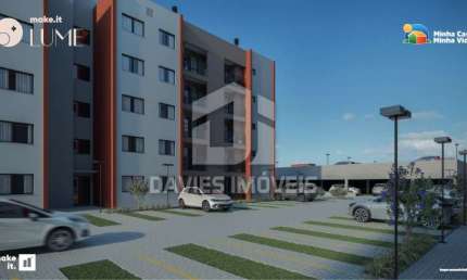 Apartamento com 2 quartos à venda na Rua Tibúrcio G. de Oliveira, Atuba, Pinhais, 44 m2 por R$ 353.657