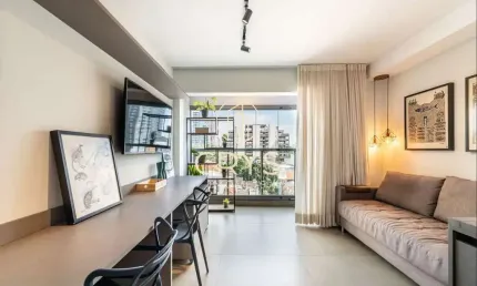 Apartamento com 1 quarto para alugar na Rua Doutor Bacelar, 682, Vila Clementino, São Paulo, 26 m2 por R$ 3.250