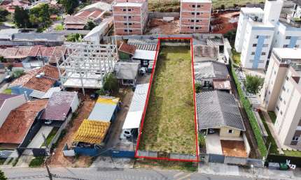 Terreno à venda na Rua Antônio José Pereira, 417, Jardim Amélia, Pinhais