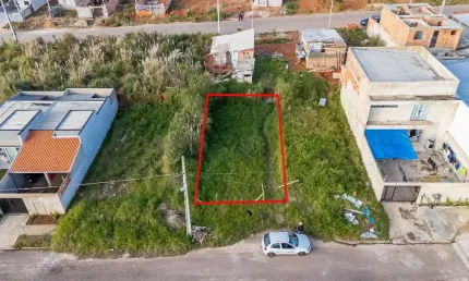 Terreno à venda  rua kaloré, bairro estados, fazenda rio grande  108m²