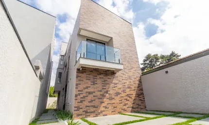 Sobrado novo com 3 quartos no boqueirão - curitiba - pr
