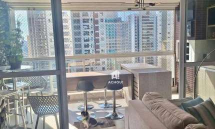 APARTAMENO MOBILIADO, ANDAR ALTO, SOL DA MANHÃ, GLEBA PALHANO, PRAÇA PÉ VERMELHO, LAZER COMPLETO!
