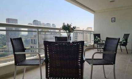 Apartamento para alugar, 108 m² por R$ 18.123,97/mês - Cidade Monções - São Paulo/SP