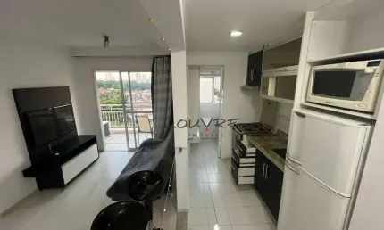 Apartamento, 49 m² - venda por r$ 650.000,00 ou aluguel por r$ 5.297,08/mês - chácara santo antônio - são paulo/sp