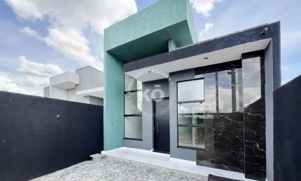 Casa com suíte e churrasqueira bairro Positano  -  Cascavel