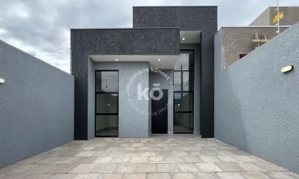 Casa com 1 suíte + 1 quarto no positano  -  cascavel