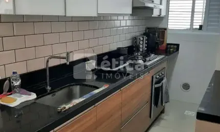 Lindo Apartamento Semi Mobiliado Suíte   01 Dormitório em Condomínio Fechado 1 vaga de garagem
