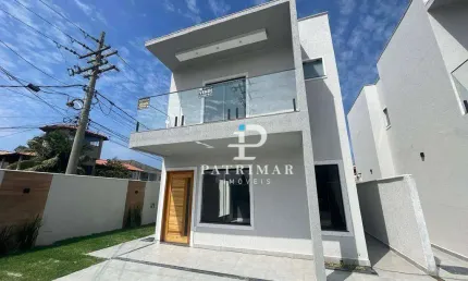 Casa duplex com 3 dormitórios à venda, 105 m² por r$ 500.000 - jardim atlântico central (itaipuaçu) - maricá/rj
