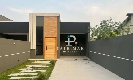 Casa com 3 Quartos, sendo 1 suíte à venda, 94 m² por R$ 496.600 - Sao Bento Lagoa - Maricá/RJ