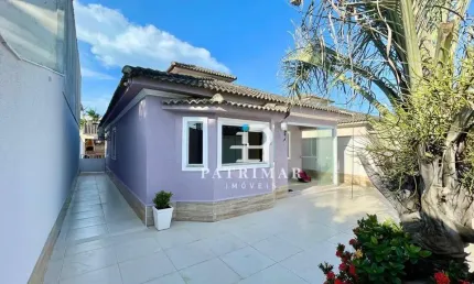 Casa com 3 quartos, área gourmet e piscina à venda, 130 m² por r$ 775.000 - jardim atlântico oeste (itaipuaçu) - maricá/rj