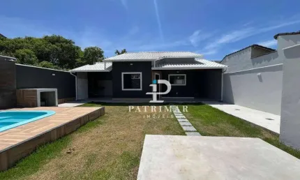 Casa com 3 quartos à venda, 130 m² por R$ 790.000 - Jardim Atlântico Oeste - Maricá/RJ