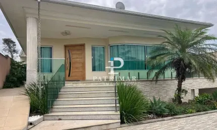 Casa com 3 quartos, área gourmet e piscina  à venda, 290 m² por r$ 1.300.000 - cond. solaris - cajueiros (itaipuaçu) - maricá/rj