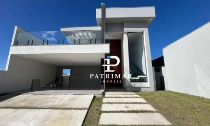 Casa com 3 Quartos, Área gourmet e Piscina  à venda, 187 m² por R$ 1.300.000 - Cond. Solaris - Cajueiros - Maricá/RJ