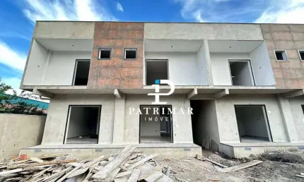 Casa duplex com 2 quartos, área gourmet e piscina  à venda, 126 m² por r$ 495.000 - jardim atlântico oeste (itaipuaçu) - maricá/rj