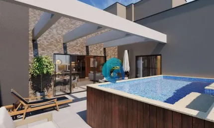Cobertura com 4 dormitórios à venda, 154 m² por r$ 1.489.500,00 - três marias - são josé dos pinhais/pr