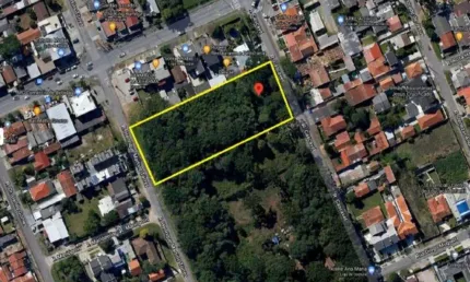 Terreno a venda 02 frentes, 4.750 m², no hauer em curitiba pr