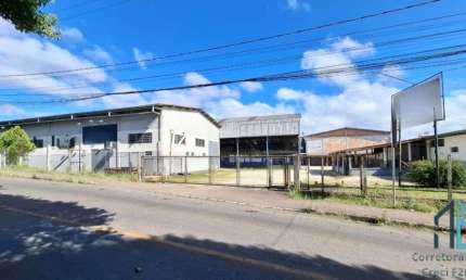 Barracões em terreno de 7.550 m²  no Santa Cândida em Curitiba -PR