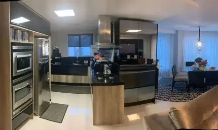 Apartamento a venda 177 m², 03 suítes, 02 vagas, sacada com churrasqueira em Balneário Camboriú SC
