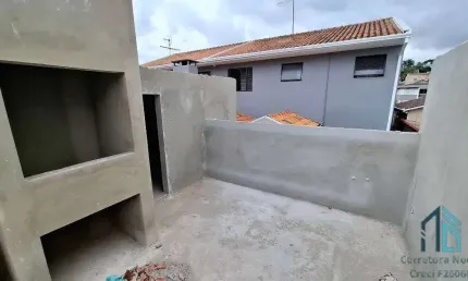 Sobrado novo 03 quartos c/suíte, sacada, Ático, terraço, no Bairro Tingui/Bacacheri em Curitiba PR
