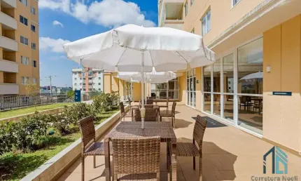 Apartamento garden alto padrão 122m², 02 quartos, 02 vagas, no capão raso em curitiba pr