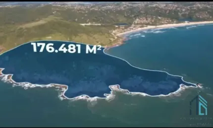 TERRENO COM TOTAL DE 176.481,50 m2, BEIRA MAR, NA 'PRAIA DO ROSA', EM IMBITUBA, SC.