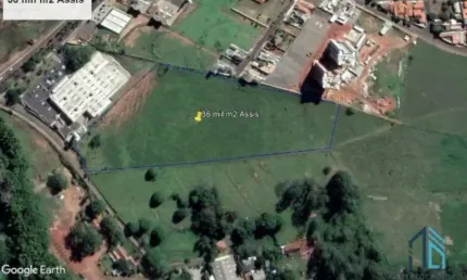Terreno 36 mil m², em ótima localização centro da cidade de assis sp