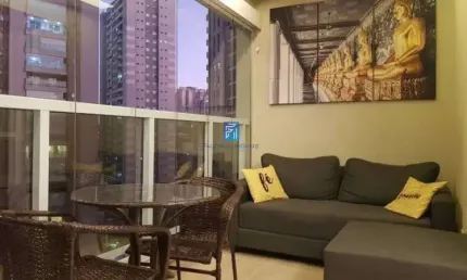 Apartamento mobiliado à venda, no Bosque das Juritis