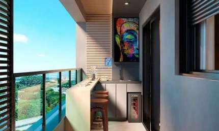 Lançamento na Ribeirânia - Apartamento com 1 suíte e sacada