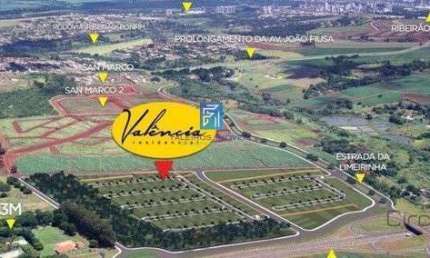 Terreno a venda com 262m² no Condomínio Valência Túria