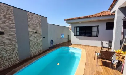 Linda Casa 3 dormitórios, sendo 1 suítes, lavabo e Escritori