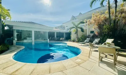 Casa 4 suites para alugar na Barra da Tijuca Condominio Santa Monica Jardins