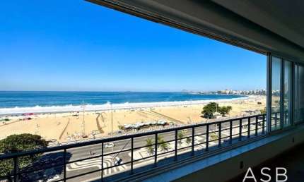 Apartamento de Andar Alto Frontal ao Mar à venda em Copacabana.