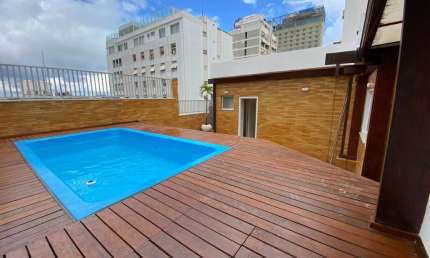 Cobertura com 4 quartos para alugar localizado na Rua Prudente de Morais, 4 Quartos; 2 suites; 2 Vagas, 350m2, Ipanema, Quadrilátero