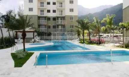 Apartamento à venda no Rio de Janeiro-RJ, bairro Camorim: 2 quartos, 1 sala, 1 banheiro, 1 vaga de garagem!