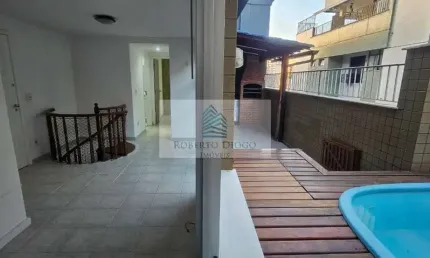 Imperdível cobertura à venda em santa rosa, niterói-rj: 3 quartos, 178m², 2 vagas de garagem e muito mais!