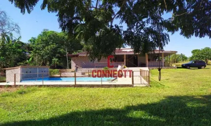 Chácara com 4 dormitórios à venda, 14000 m² por R$ 1.200.000,00 - Jardim Ângelo Jurca - Ribeirão Preto/SP