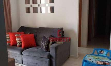 Apartamento com 2 dormitórios para alugar, 53 m² por R$ 1.300,02/mês - Residencial das Américas - Ribeirão Preto/SP
