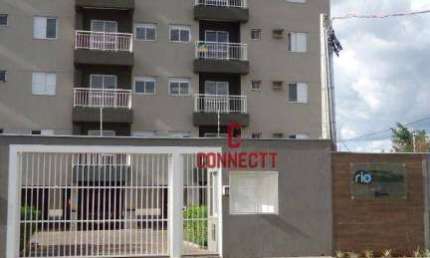 Apartamento com 2 dormitórios à venda, 55 m² por R$ 270.000,00 - Residencial e Comercial Palmares - Ribeirão Preto/SP