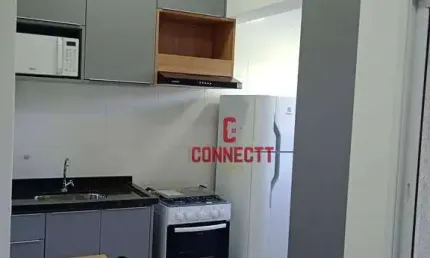 Kitnet Mobiliada com 1 dormitório à venda, 34 m² por R$ 341.000 - Ribeirânia - Ribeirão Preto/SP