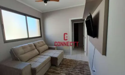Apartamento totalmente mobiliado com 1 dormitório à venda, 40 m² por r$ 210.000 - jardim irajá - ribeirão preto/sp