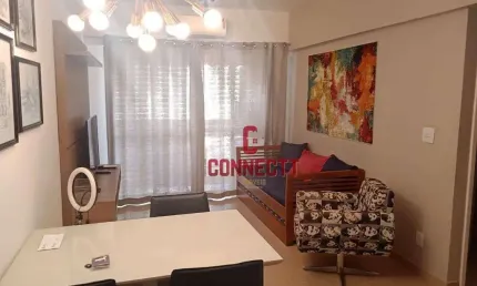 Apartamento com 1 dormitório para alugar, 48 m² por R$ 2.760,00/mês - Centro - Ribeirão Preto/SP
