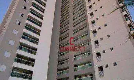 Apartamento com 1 dormitório para alugar, 59 m² por R$ 3.105,00/mês - Jardim Botânico - Ribeirão Preto/SP
