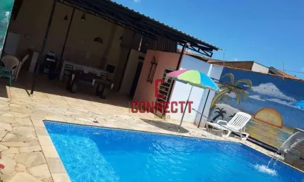 Casa 4 dormitórios, área de laser completa à venda, 103 m² por R$ 330.000 - Jardim Doutor Paulo Gomes Romeo - Ribeirão Preto/SP