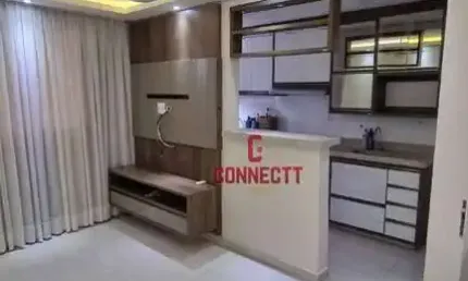 APARTAMENTO DE 2 QUARTOS COMPLETO EM ARMÁRIOS NA ZONA SUL DE RIBEIRÃO PRETO.