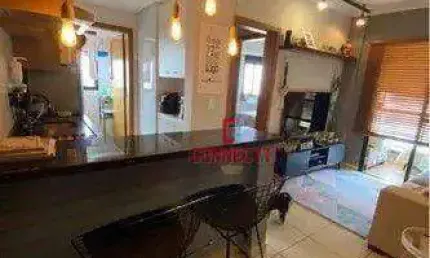 Apartamento com 1 dormitório para alugar, 38 m² por R$ 2.745,00/mês - Jardim Palma Travassos - Ribeirão Preto/SP