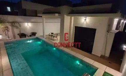 Casa térrea com 3 quartos sendo 1 suite 4 vagas no buona vita ribeirão.